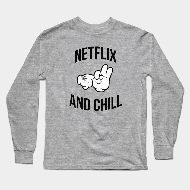 Netflix and chill hands Long Sleeve T-Shirt by Ward